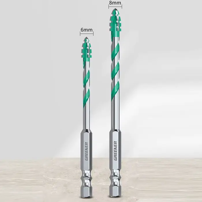 Foret excentrique en dents de scie, foret pour carrelage, perçage du béton, tête de forage électriqu
