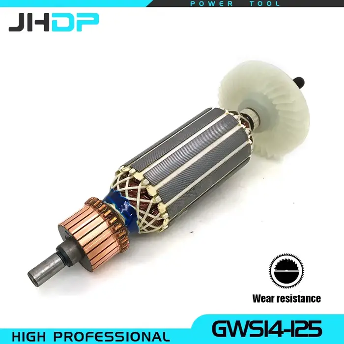 Moteur d'armature de perceuse 220V de remplacement pour meuleuse d'angle Bosch GWS 14-125 GWS14-125,