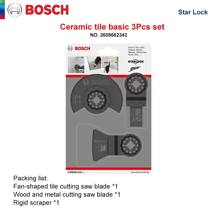 Bosch Starlock lame de scie oscillante lames multi-outils oscillantes ensemble d'accessoires pour Bo