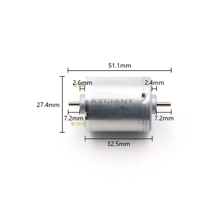 AZGIANT RS-360SH-16260 voiture outil électrique moteur 12V DC brosse de carbone pour démarreur automatique kits de réparation équipement d'automatisation outils de bricolage