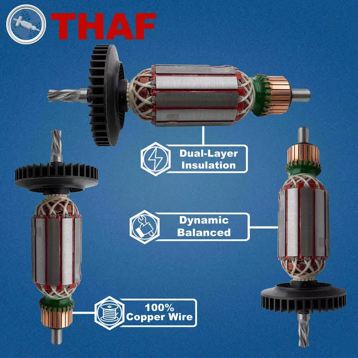 AC 220V 240V GSB16 GSB16RE Induit Rotor pour BOSCH GSB550RE Perceuse A Percussion Pièces de rechange GSB 16 GSB 16 RE GSB 550 RE