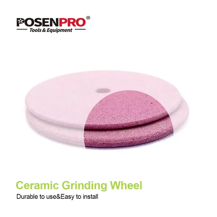 POSENPRO affûteuse de tronçonneuse électrique meule 100mm d'épaisseur 3.2mm bord de coupe et de polissage des dents de scie à chaîne