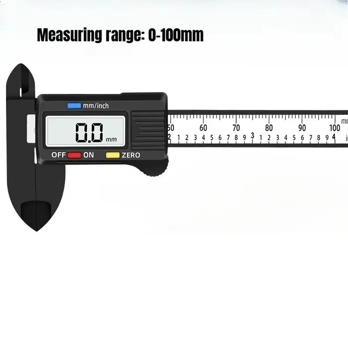 Pied à coulisse numérique 100/150mm, outil de mesure pour outils de menuiserie avec cadran en Fiber 