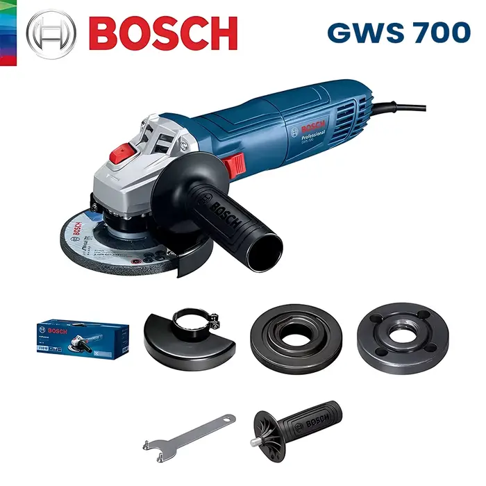 Bosch GWS700 meuleuse d'angle électrique 12000 tr/min rectifieuse portative multifonctionnelle pour