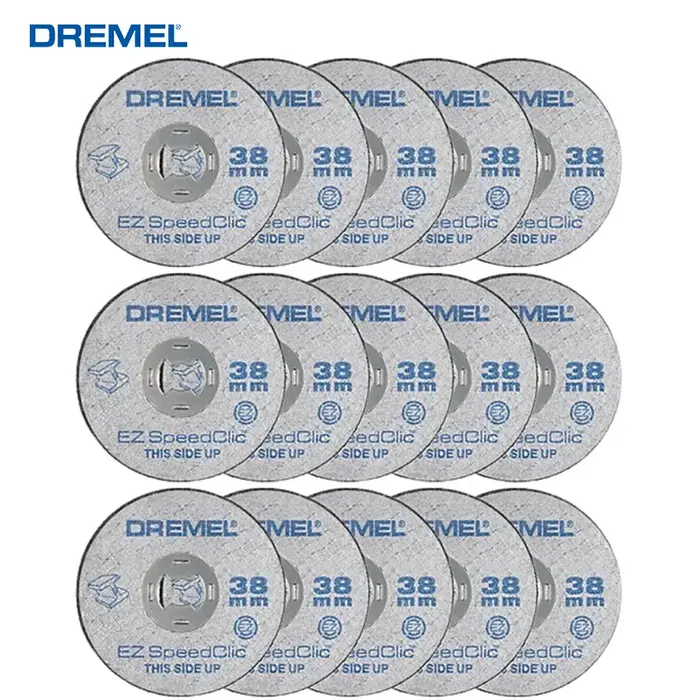 5/10/15 pièces/paquet Dremel EZ456 38mm roue de coupe en fibre de verre lame de scie outil rotatif disque abrasif pour
