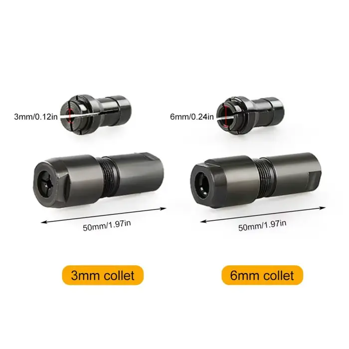 Adaptateur modifié pour meuleuse d'angle 3/6 mm