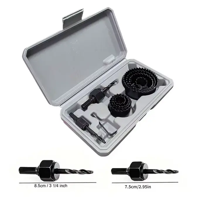 Kit de scie cloche professionnelle Durable en acier au carbone