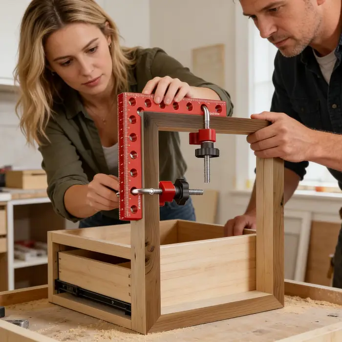 Serre-joints d'angle pour le travail du bois