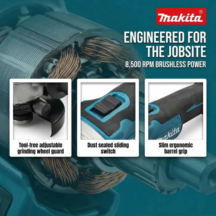 Meuleuse d'angle sans fil MAKITA DGA404 18V