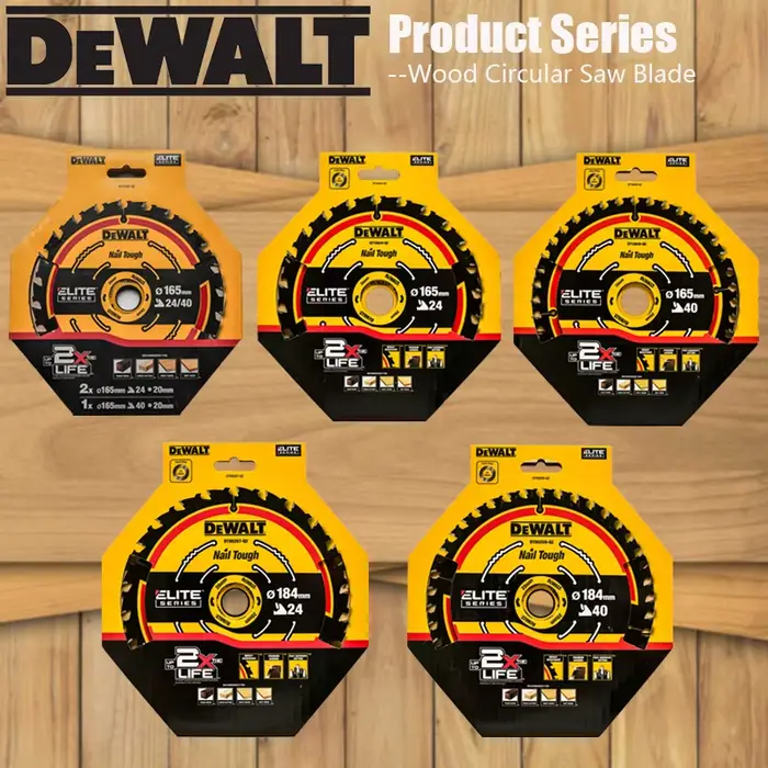 DEWALT – série de lames de scie circulaire pour bois