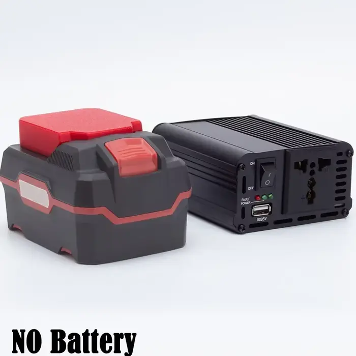 Prise d'onduleur de puissance 200W 220V-240V pour adaptateur de batterie Lidl Parkside X20V