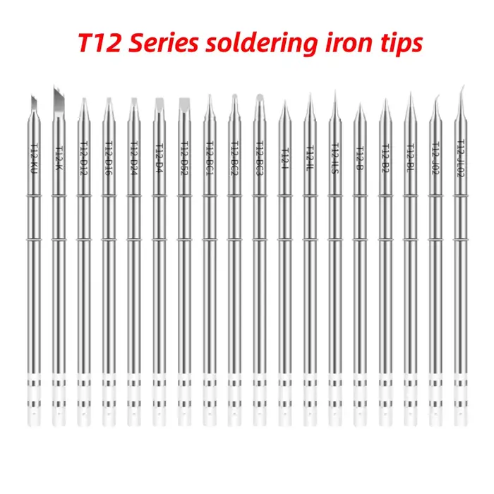 Pointes de fer à souder T12, outils de soudage, fer à souder électrique pour Kits de Station de soud