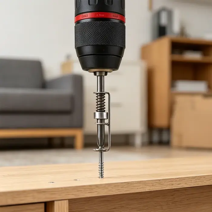Support de vis anti-chute universel pour perceuse