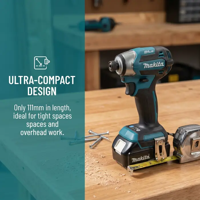 Makita DTD173 Perceuse à percussion sans fil 18V LXT BL avec moteur sans balais