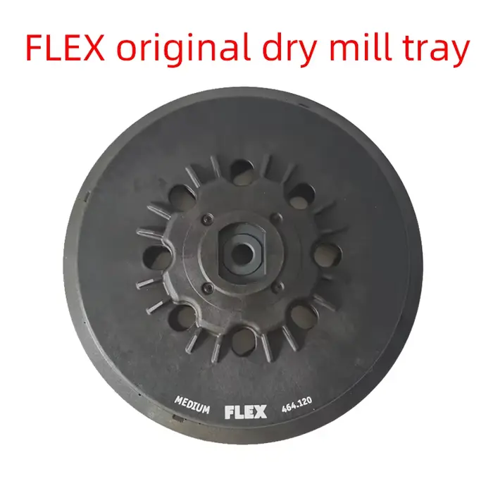 FLEX – plateau de meuleuse sèche électrique 6 "150mm, Machine à papier de verre, Base ronde à ventou