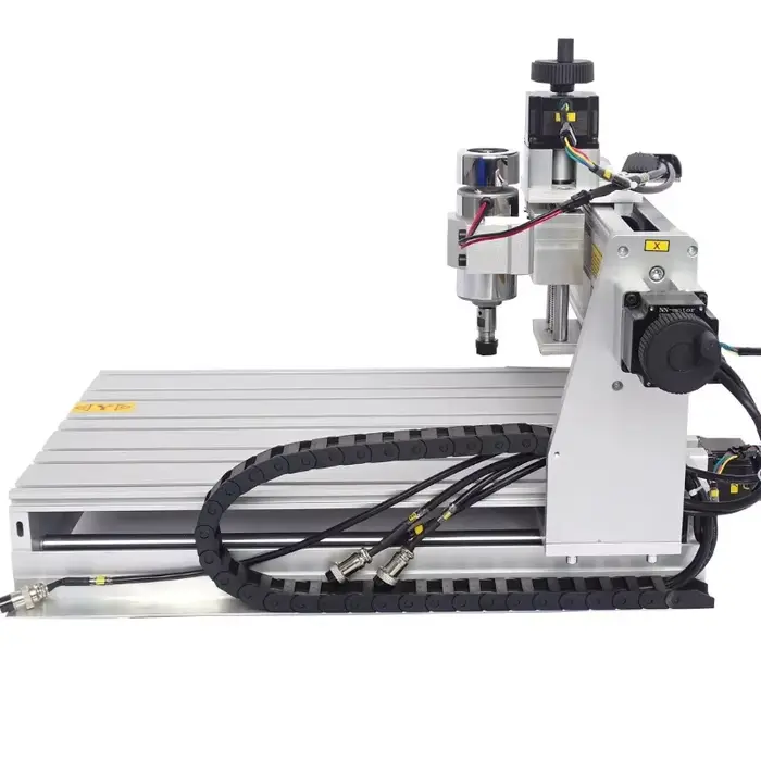 Mini-machine CNC pour le travail du bois avec fonction rotative MACH3. CNC3020