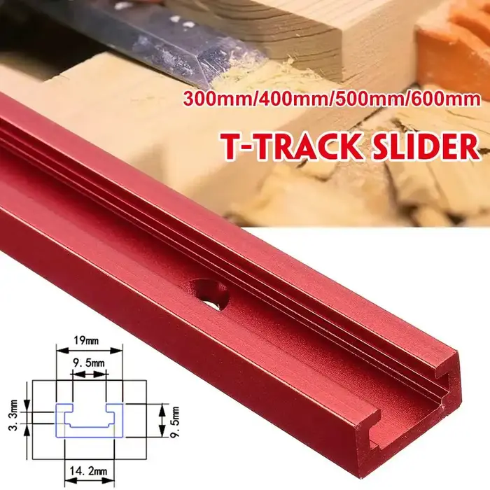 60cm T30 piste t-slider T fente piste 50cm 40cm 30cm gabarit mitre jauge Guide goulotte pour établi