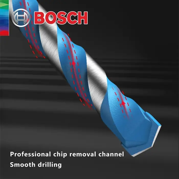 Forets hexagonaux Bosch 4/5/6/6/8mm 5 pièces pour carrelage
