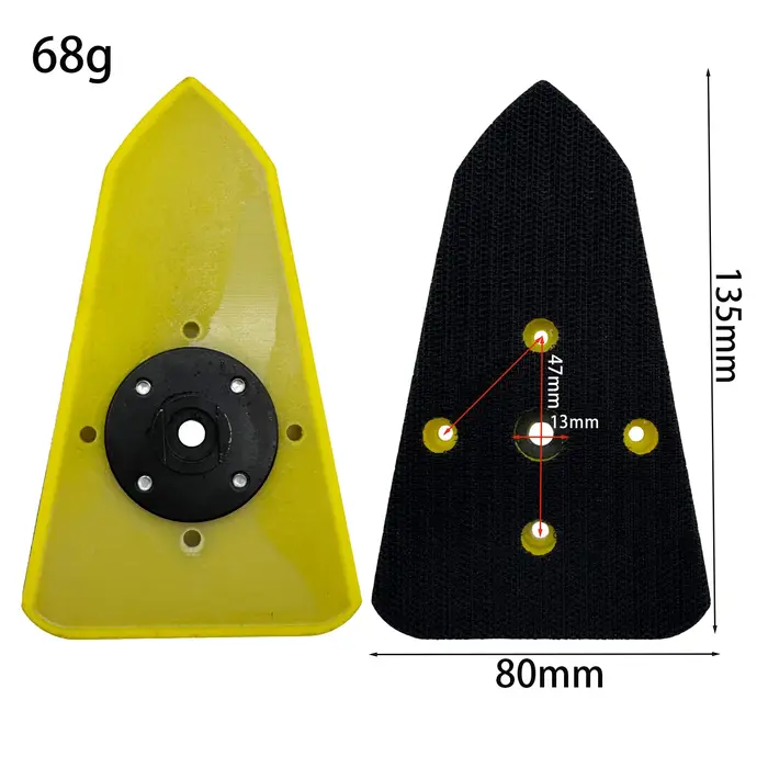 Tampon de ponçage triangulaire