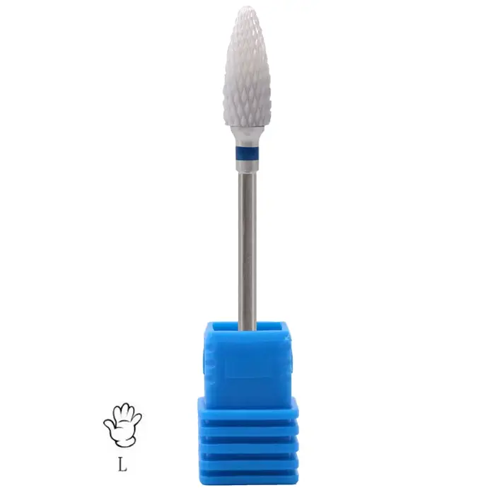 Fraises en céramique d'occasion spéciales pour gaucher, perceuse électrique, foret à ongles pour enl