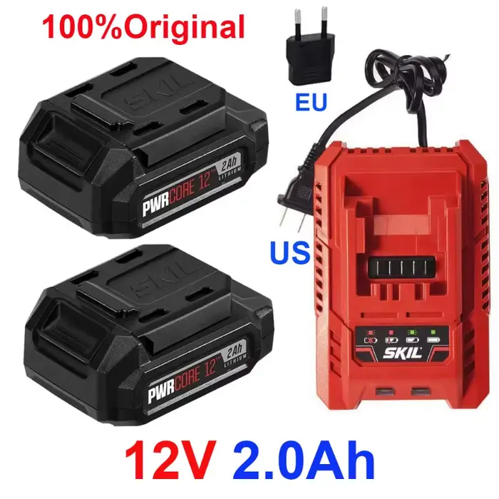 Batterie d'outil électrique 100% neuve et originale 12V 2.0Ah BY519901 pour scies électriques SKIL 5199 5290 5531 5744 5745 5828 5927 6290 6744