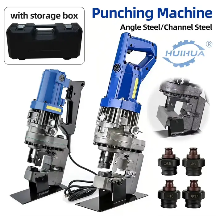 Machine de poinçonnage électrique portable pour acier profilé