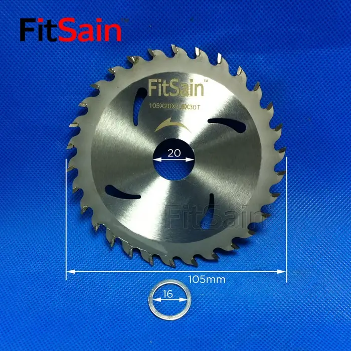 FitSain – lames de scie 4 "pour bois et plastique, mini tronçonneuse électrique circulaire, 105mm x