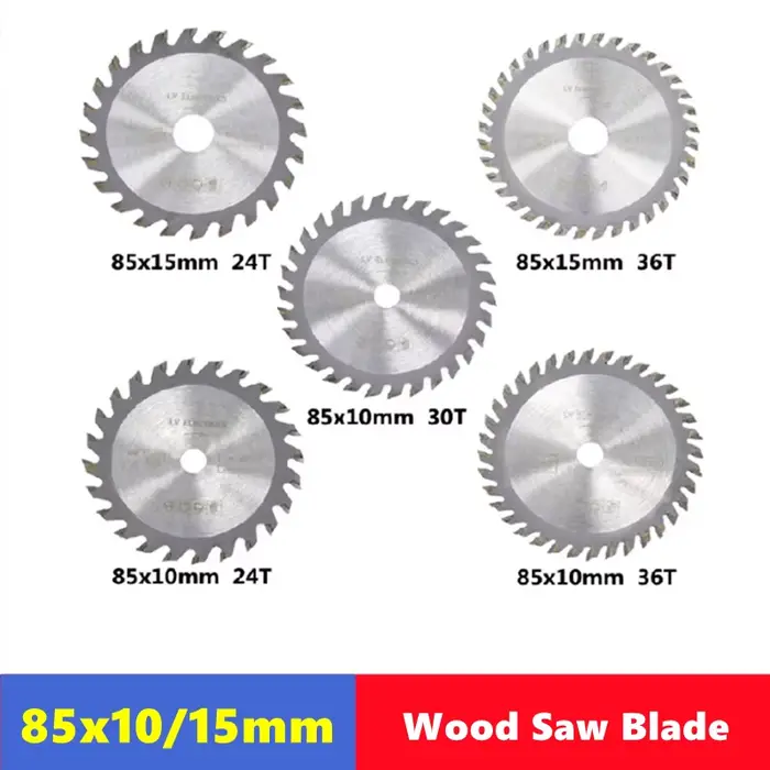 Mini lame de scie circulaire 85x1 0/15mm 24T 30T 36T