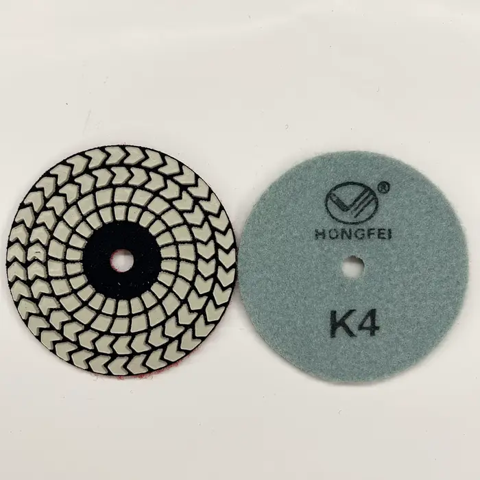 Tampons de polissage à sec pour perceuse