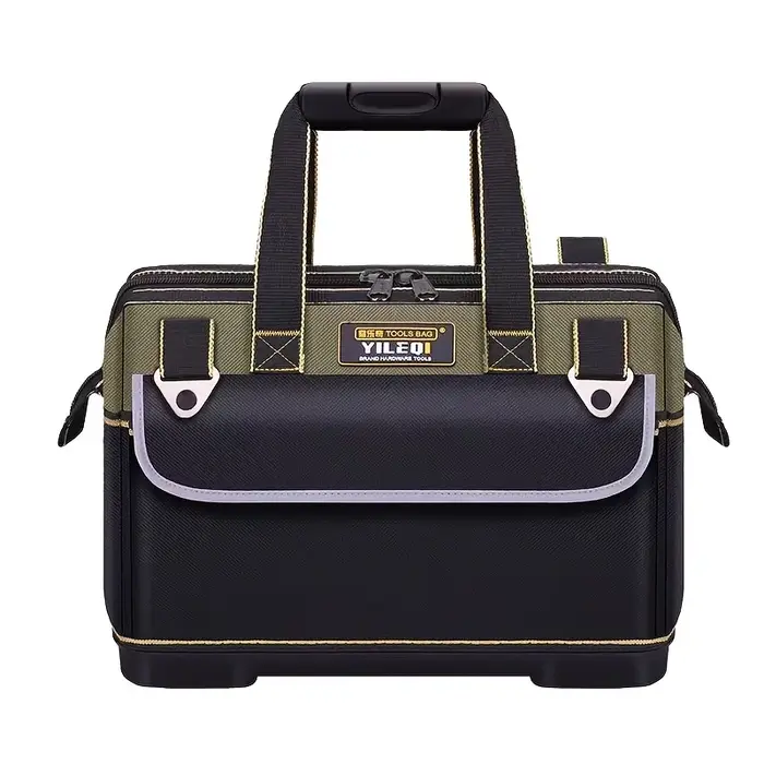 Sac à outils jaune et noir monobloc