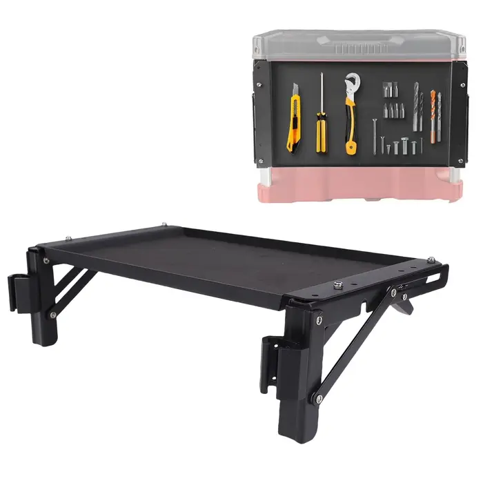 Table magnétique pliante compatible avec la boîte à outils Milwaukee Packout
