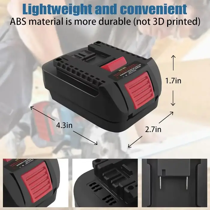 Adaptateur de batterie EIN18BS pour convertir