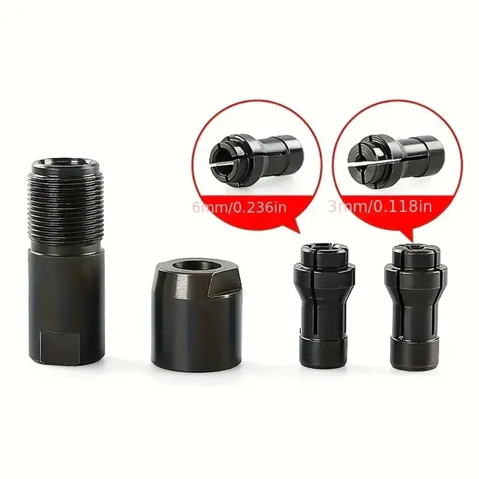 Adaptateur modifié pour meuleuse d'angle 3/6 mm