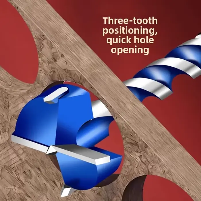 Scie cloche étendue robuste pour le travail du bois TG avec un grand diamètre de coupe et des trous précis