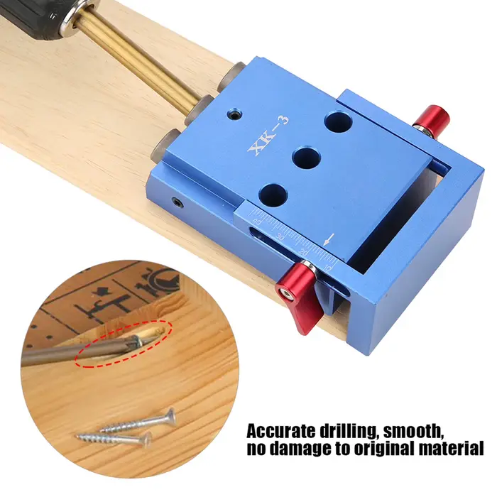 Kit de perçage pour le travail du bois, ensemble de forets obliques, outil de positionnement et de localisation, perceuse à trous