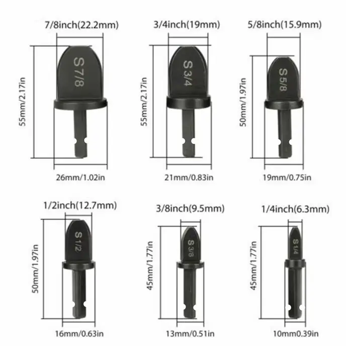 Alésoir électrique pour tuyau en cuivre