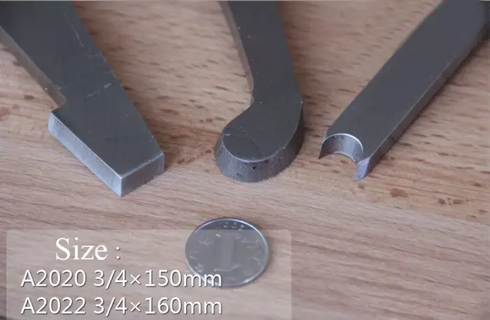 Outils de tournage pour le bois, Gouges à bois HSS A2008 A2020 A2022 A2026
