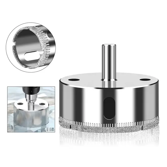 1 pièce Scie cloche diamantée 60-200mm pour verre