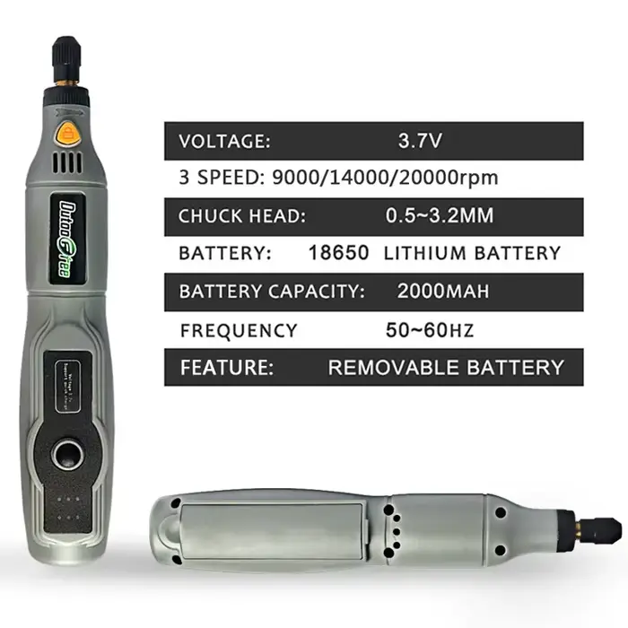 10W USB Mini perceuse sans fil ensemble outil rotatif sans fil Dremel bricolage Mini perceuse stylo de gravure électrique 3 vitesses 9000r-20000r/min