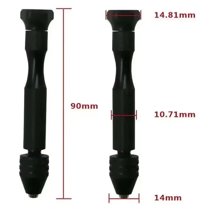 Mini perceuse à main avec jeu de forets de 0.3 à 3.2mm