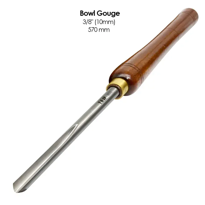 TASP HSS outils de tournage du bois 1/2 "3/8" bol Gouge 1/4 "broche