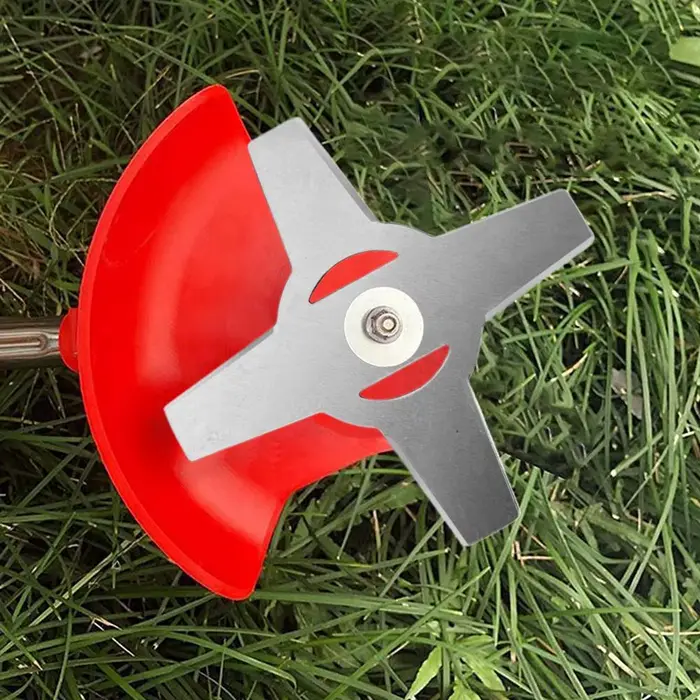 Lames universelles de tête de débroussailleuse en métal de 150 mm 4T pour tondeuse à gazon électrique