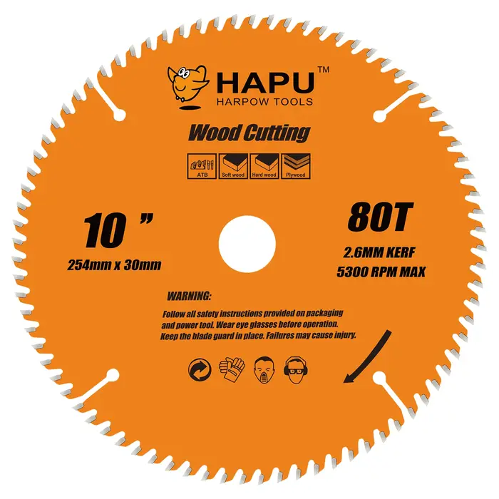 Lame de scie circulaire HAPU pour la coupe du bois