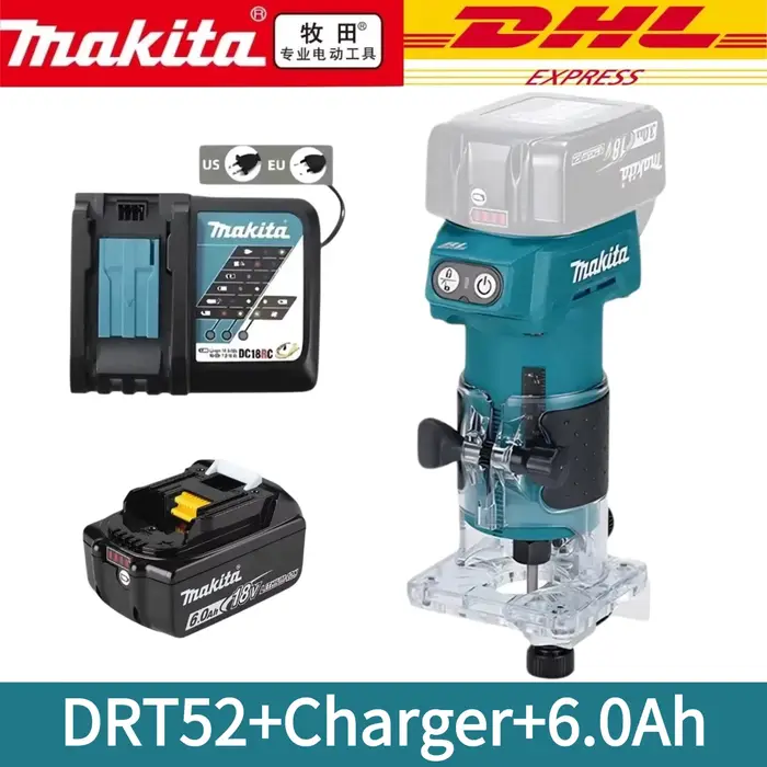 Nouvelle Défonceuse Compacte Sans Fil Makita DRT52 18V LXT
