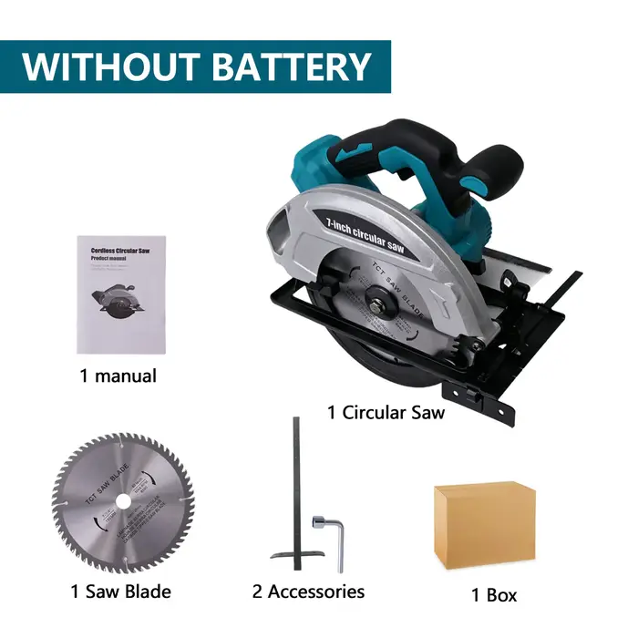 Nouvelle scie circulaire sans balais 4000W 185mm 11000 tr/min 0-45° 2026 ° Coupe biseautée compatible avec la batterie