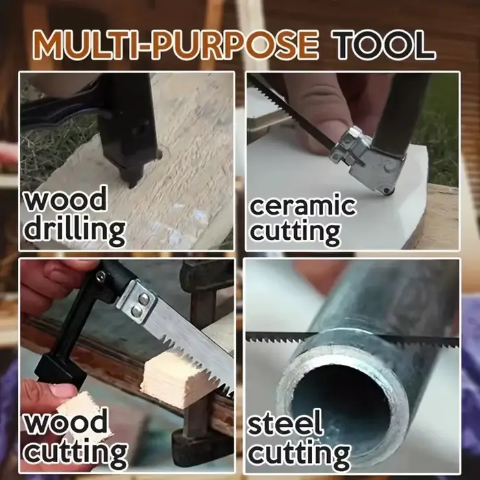 8in1 scie multi-usages main bricolage acier