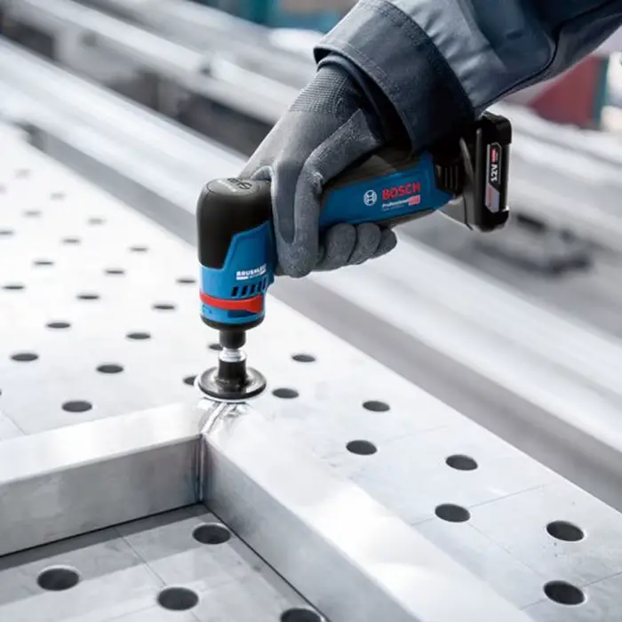 Bosch GWG 12V-50 S meuleuse électrique polisseuse sans fil ponceuse à Angle droit sans brosse usage domestique Mini rectifieuse
