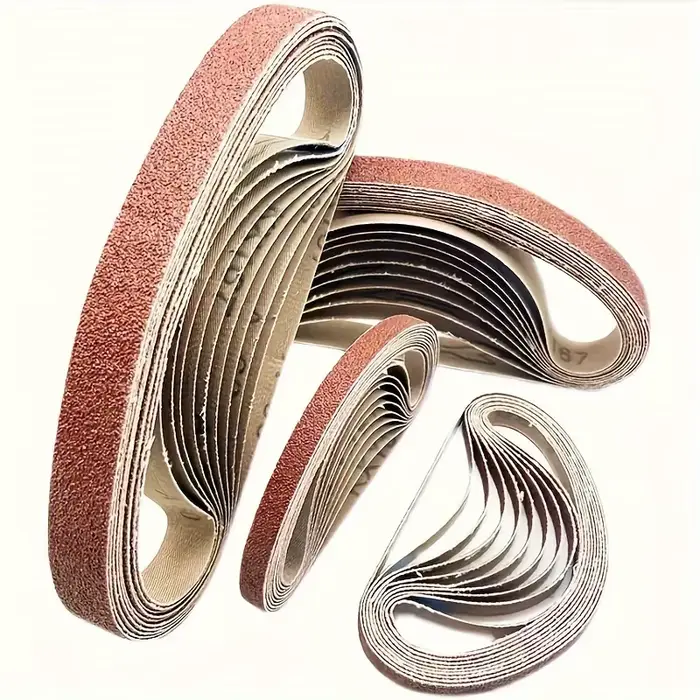 520x20mm 10 pièces 60/100/240/320/800 # Petite mini ponceuse à bande pour le meulage de l'acier inoxydable