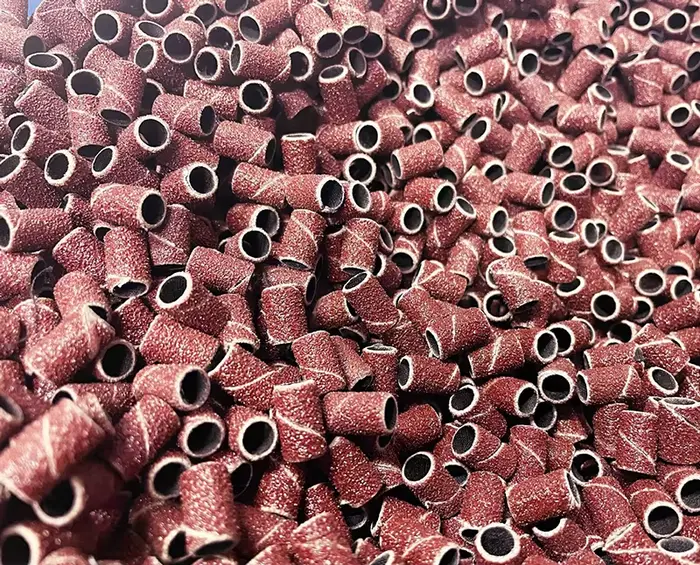 Kit de ponçage à tambour de 1/4 "6.35MM + 2 mandrins à bande, outil rotatif à tige de 1/8", forets à