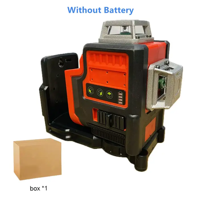 Niveau Laser 12 lignes auto-nivelant horizontal et Vertical 3 côtés * 360 degrés outils extérieurs v
